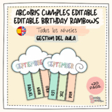 Birthday Poster Rainbows - Pósteres de arcoíris de cumplea
