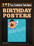 Birthday Posters Months of the Year Toy Story Theme