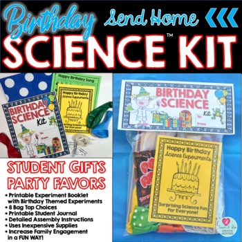 Preview of Birthday Science Kit for Student Gifts