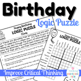 Birthday Theme Logic Puzzle Critical Thinking