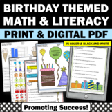 Special Education Math and Literacy Worksheets Morning Wor