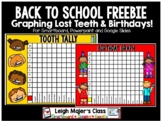 Birthday & Tooth Tally FREEBIE for PPT, Google & Smartboard