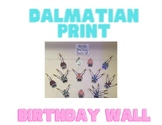 Birthday Wall Dalmatian Print