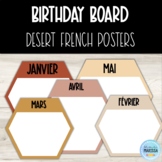 Birthday board: desert (French)
