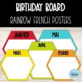 Birthday board: rainbow (French)