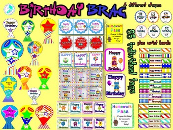 Preview of Birthday brag tags