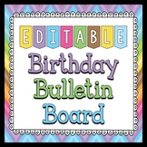Birthday bulletin board