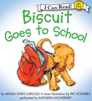 Preview of Biscuit Goes to School - Flash Cards