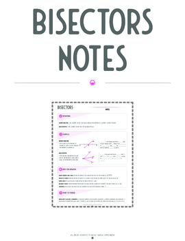 Preview of Bisectors Notes