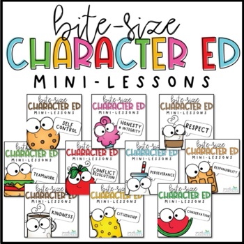 Preview of Character Education Mini-Lessons BUNDLE | PowerPoint & Google Slides