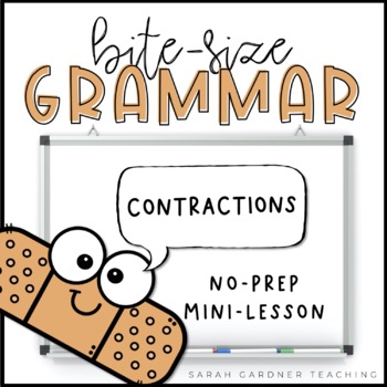 Preview of Contractions | Grammar Mini-Lesson | PowerPoint & Google Slides