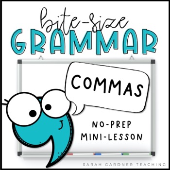 Preview of Commas | Grammar Mini-Lesson | PowerPoint & Google Slides