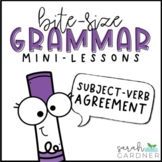 Subject Verb Agreement | Grammar Mini-Lesson | PowerPoint 