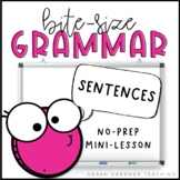 Sentences | Grammar Mini-Lesson | PowerPoint & Google Slides