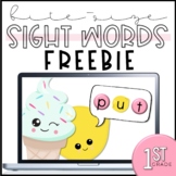 Sight Word Lessons for First Grade FREEBIE