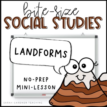 Preview of Landforms | Social Studies Lesson | PowerPoint & Google Slides