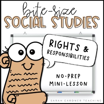 Preview of Rights & Responsibilities | Social Studies Lesson | PowerPoint & Google Slides