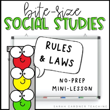 Preview of Rules & Laws | Social Studies Lesson | PowerPoint & Google Slides