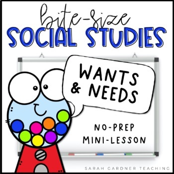 Preview of Wants & Needs | Social Studies Lesson | PowerPoint & Google Slides