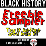 Black History Printables Free Sampler
