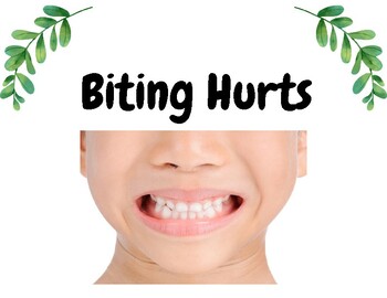 Preview of Biting Hurts Social Story