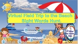 Bitmoji Virtual Field Trip to the Beach .Sight Word Hunt. 
