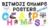 Bitmoji CHAMPS Posters-Editable