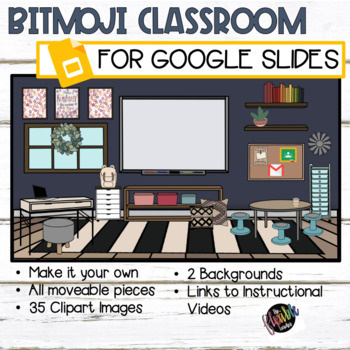 Preview of Bitmoji Classroom | Bitmoji Decor | Bitmoji Classroom Template