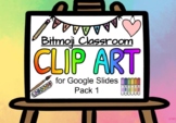 Bitmoji Classroom Clip Art for Google Slides - Pack 1 Rain