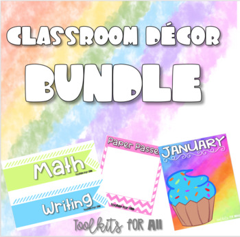 Preview of Classroom Decor BUNDLE