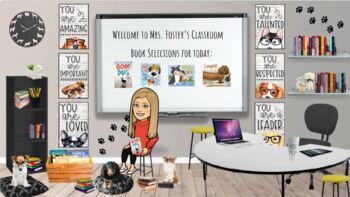 Preview of Bitmoji Classroom- Dog Themed