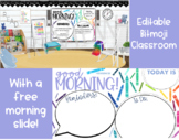 Bitmoji Classroom Editable with FREE Morning Slide