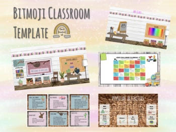 Preview of Bitmoji Classroom- Kinder Template