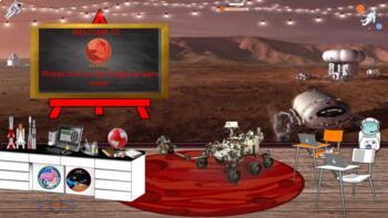 Preview of Planet Mars & 2021 Probe to Mars w/activities Virtual Classroom Template