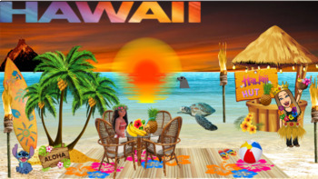 Preview of Bitmoji Classroom Template - Hawaii