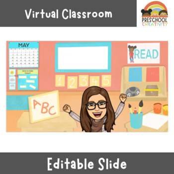 Preview of Bitmoji Classroom Template - Ready to Use