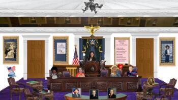 Preview of Virtual Classroom Women's History Month-Notable Women of Politics w/activities