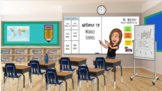 Bitmoji Classroom (middle school high school) - FULLY EDITABLE