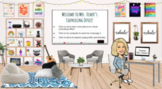 Bitmoji Counseling Classroom, Virtual Calm Down Room-- Pre