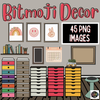 Preview of Bitmoji Decor | Digital Classroom
