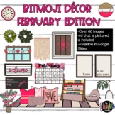 Bitmoji Decor | February Bitmoji Decor | Valentines | Digi