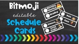 Bitmoji Editable Schedule Cards
