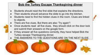 Thanksgiving Virtual Escape Room - The Suburban Mom