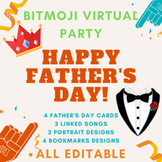 Bitmoji Father's Day Virtual Party - Father's Day Activiti