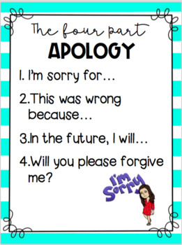 Preview of Bitmoji Four-Part Apology