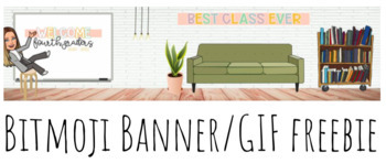 Preview of Bitmoji Google Classroom Banner/GIF Freebie