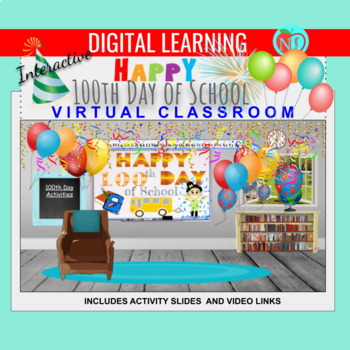 Preview of Bitmoji | Happy 100th Day of School | 10 Google Slides | Activities | Classroom