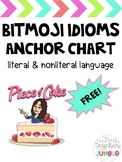 Bitmoji Idiom Anchor Chart/Poster