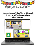 Bitmoji Interactive Beginning of the year Kindergarten classroom 