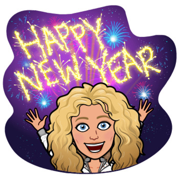 Preview of Bitmoji January 2022 Editable Morning Slides